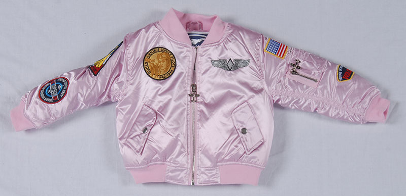 flight jacket pink