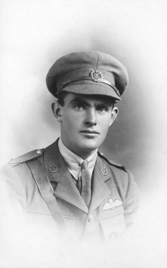 2007-191-7 Edwin Wilding in Royal Air Force uniform, 1918. From the collection of the Air Force Museum of New Zealand.