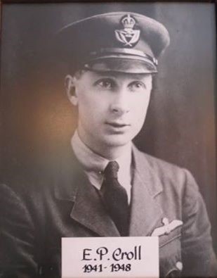 Croll (2) Eric Croll, in the uniform of an Air Training Corps officer during World War Two. (Private Collection)
