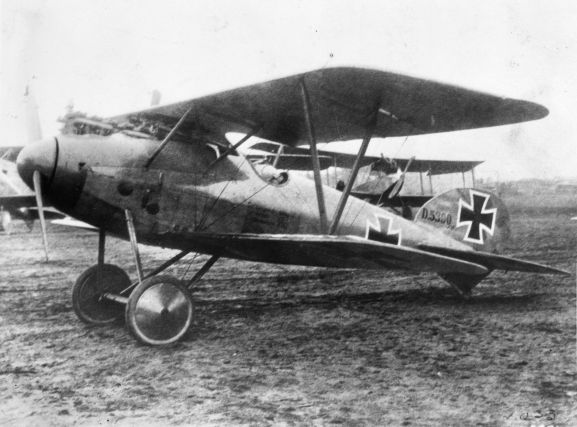 ALB920382B035 This is an Albatros D.V, “the best German aircraft mid war", Keith Caldwell wrote in his album. This aircraft was brought down by Lieutenant J.L. Sandey and Sergeant H.F. Hughes on 17 December 1917. It was claimed as a war trophy by No. 3 Squadron Australian Air Corps, and is now on display at the Australian War Memorial Museum, Canberra. Image from the K. L. Caldwell personal album collection.
