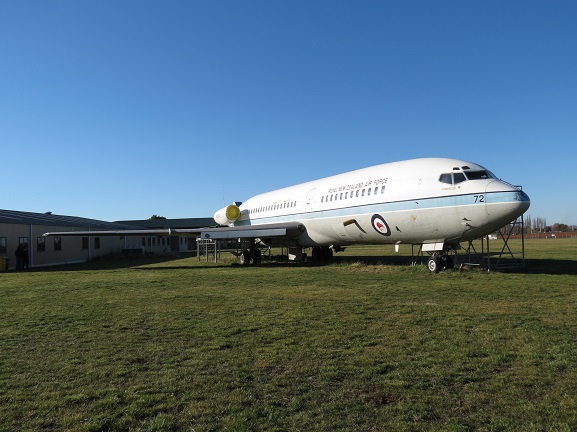 B727 in 2012 - Copy NZ7272 parked up at RNZAF Base Woodbourne in 2012. Image: Air Force Museum of New Zealand.