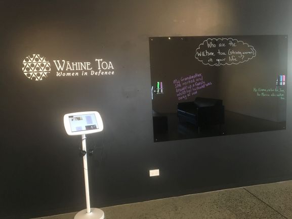 Navy Museum interactive Wahine Toa message board_web Navy Museum interactive Wahine Toa message board_web