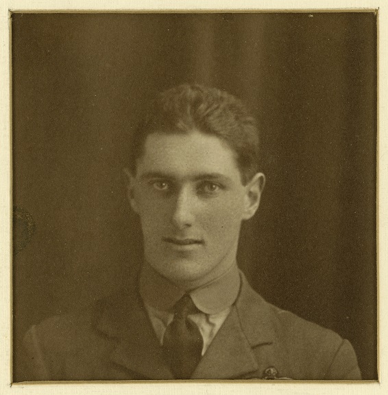 Richard Russell_1987-551_p4 Portrait of Captain Richard Russell, DFC, Croix de Guerre of the New Zealand Flying School. From the collection of the Air Force Museum of New Zealand.