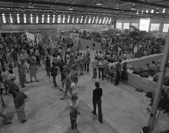 Air Force Day '81 static displays Members of the public viewing the static displays at Air Force Day '81, Ohakea. Image ref OhG423-81, RNZAF Official.