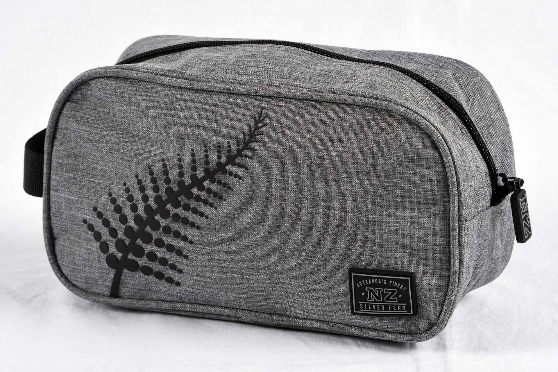 silver wash bag