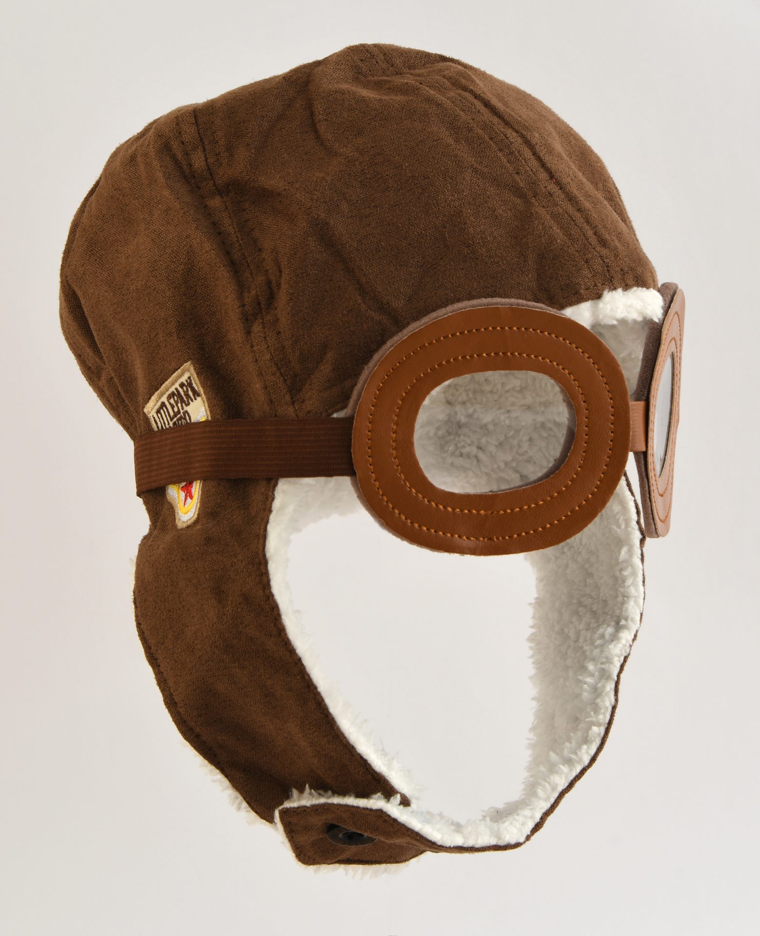 Kids Flying Helmet - Brown - Air Force 